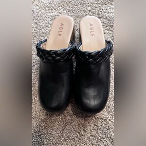 Elegant Black Braided Women's Shoes